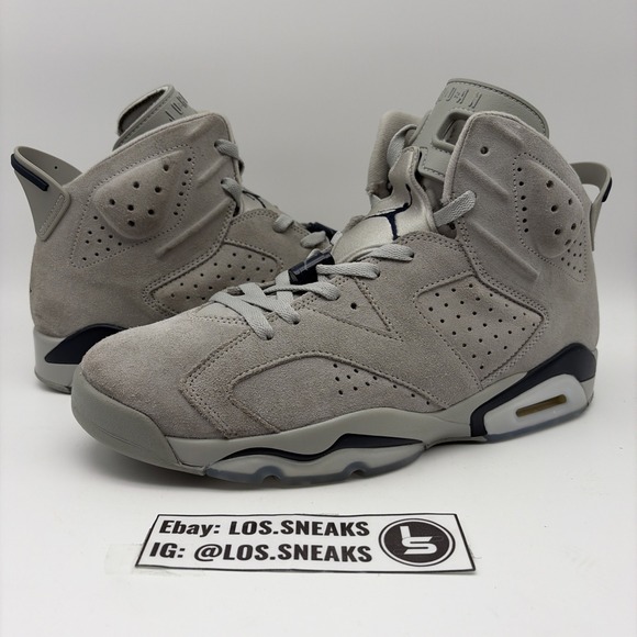 Jordan Other - Jordan 6 Retro Georgetown Mens Size 11 Gray Magnet Navy CT8529-012 2022 Mid Top